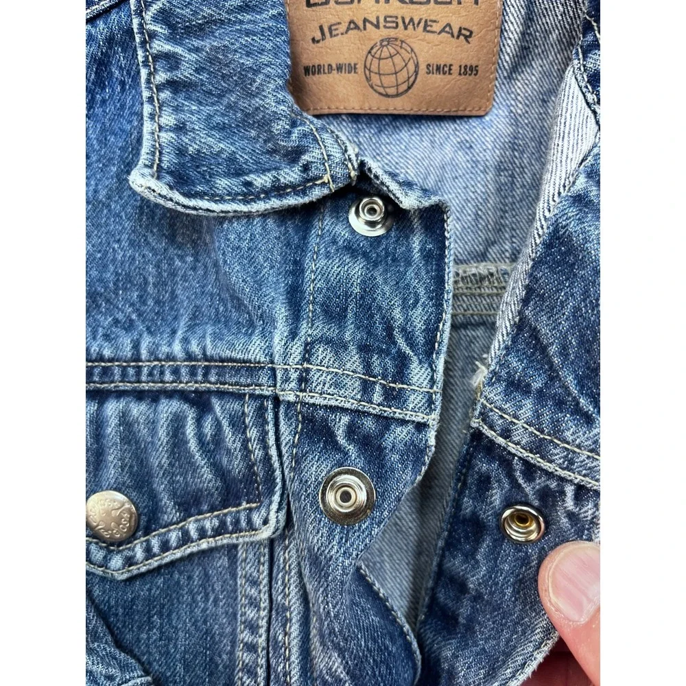 Oshkosh Toddler Infant‎ Jean Denim Trucker Jacket Sz 24M Unisex